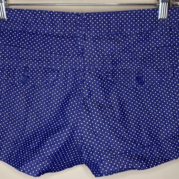 American Rag Blue Cotton Blend Polka Dot Short Size 9 - Picture 11 of 15
